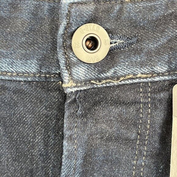 G Star Raw Men's Dark Blue A Staq Denim Jeans NEW 30x34 Straight - Picture 12 of 14
